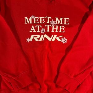 PINK Victoria's Secret Red Crewneck Sweater